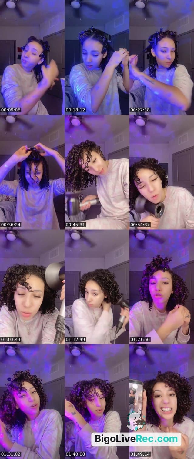 Bigo live: Do my hair  by @curlyJelly