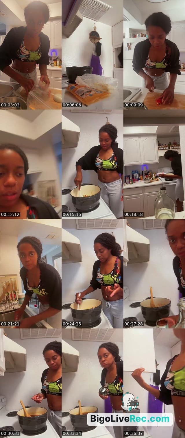 Bigo live: #CreatorsCheckin In Da Kitchen 👩🏽‍🍳 by @AmberSharae