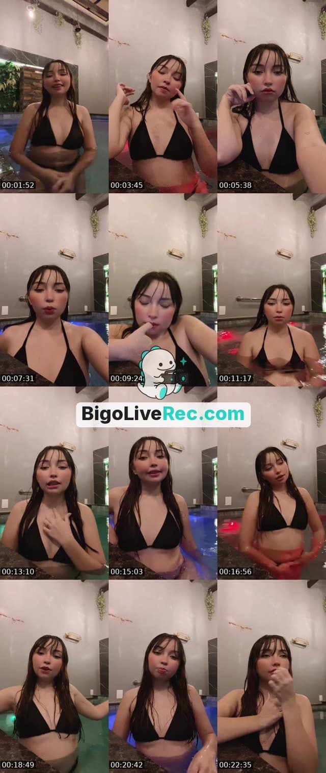Bigo live: Live na piscina 🌚 by @ba.trizz