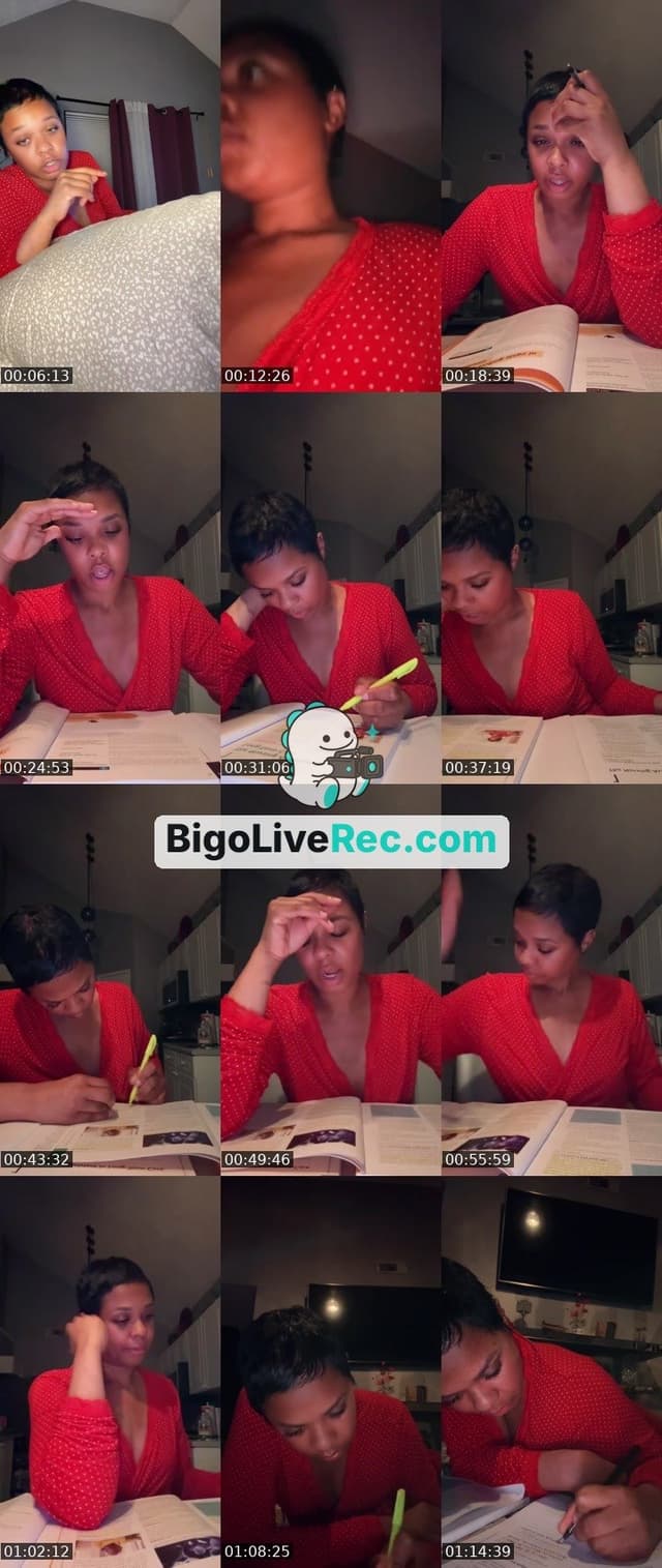 Bigo live: #BlackExcellenceAlways Do my home work w/ me  by @indiibby