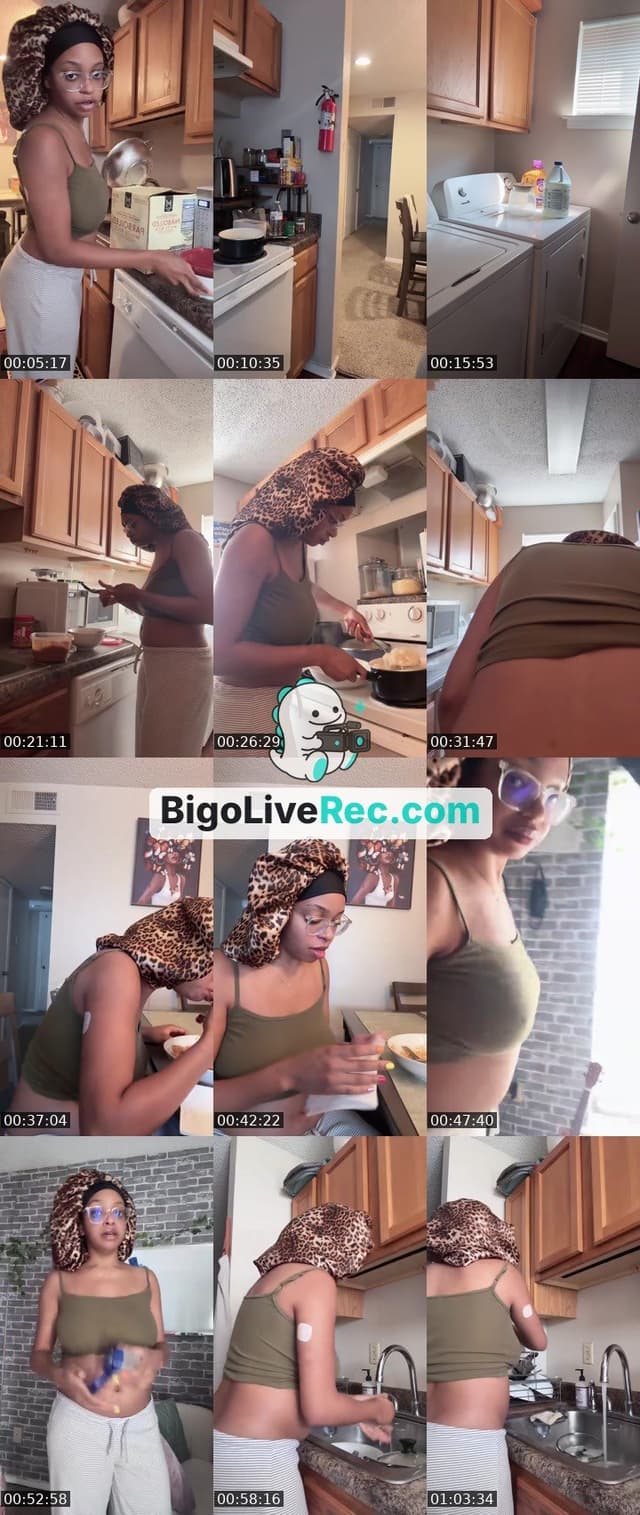 Bigo live: cook w/ me  🥩✨🧂 by @lexthegift