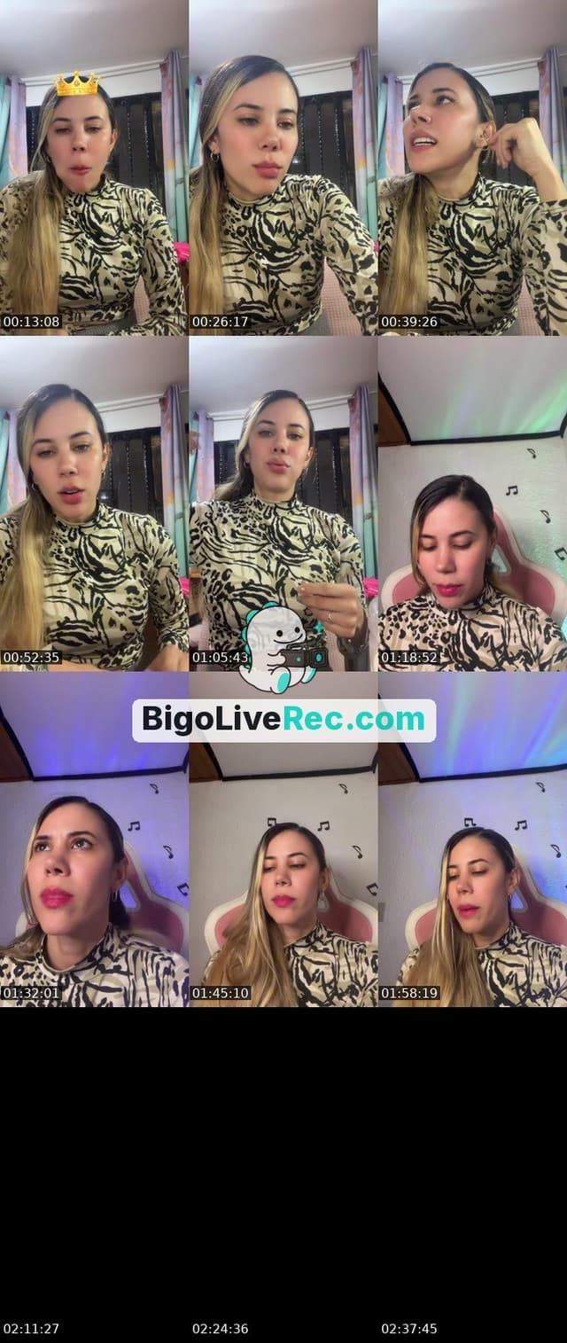 Bigo live: #Singing DAME UN GRRRR by @ninahermosa