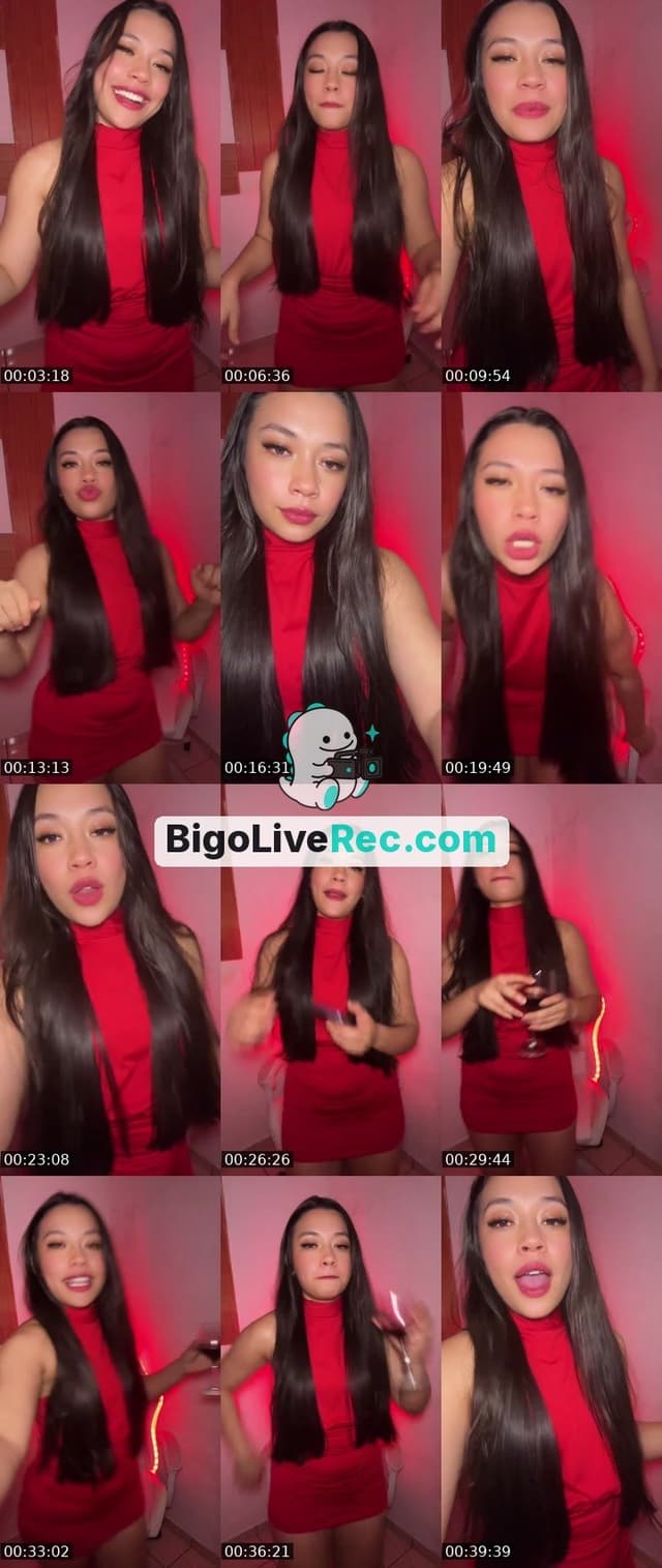 Bigo live: #Cutey A Dama de Vermelho 🍷💋 by @sabrinabrandao