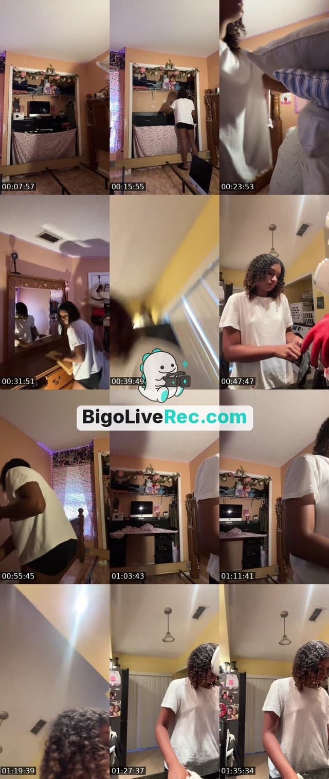 Bigo live: Clean w me 🤍 by @dabaddestluhbih