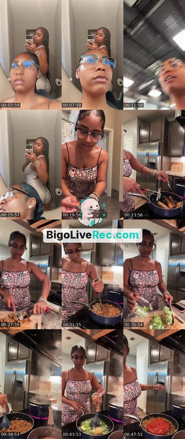 Bigo live: #HeadToBIGO cooking show sundays  by @badgyalsynnn