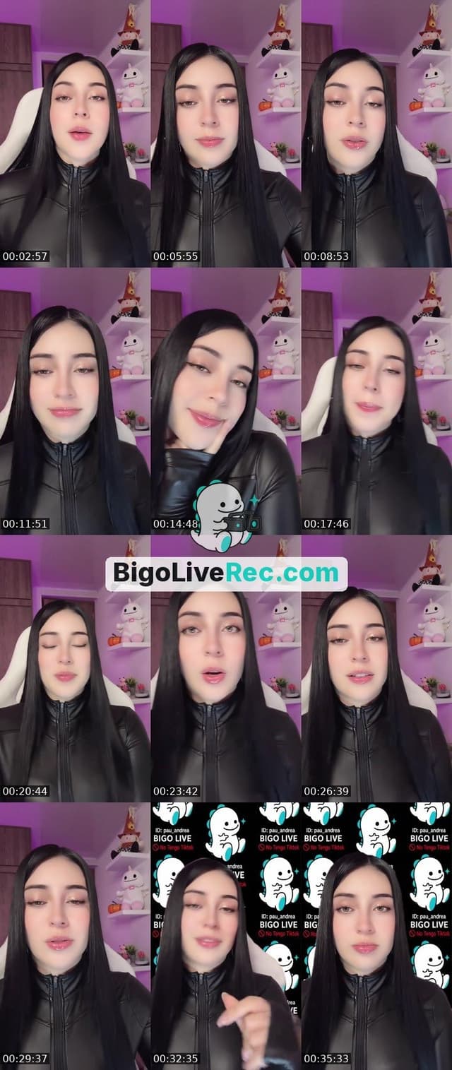 Bigo live: ANDREA 🖤✨ by @pau_andrea