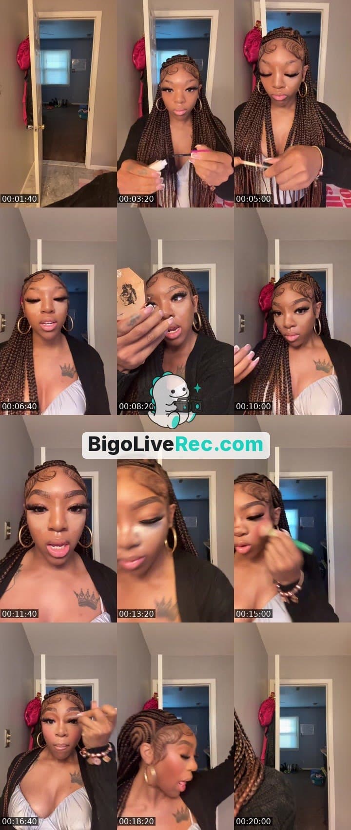 #TrendingonBIGO GRWM for wrk