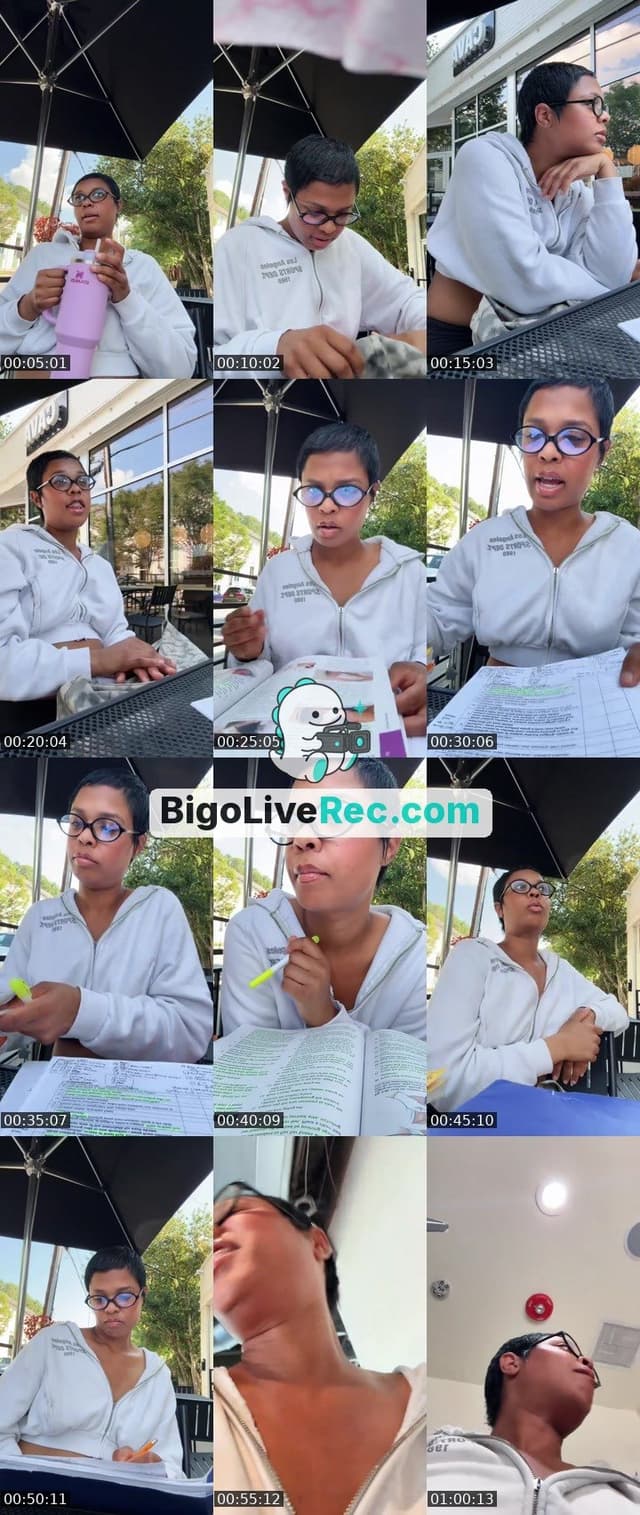 Bigo live: Come study w/ me and Elyne by @indiibby