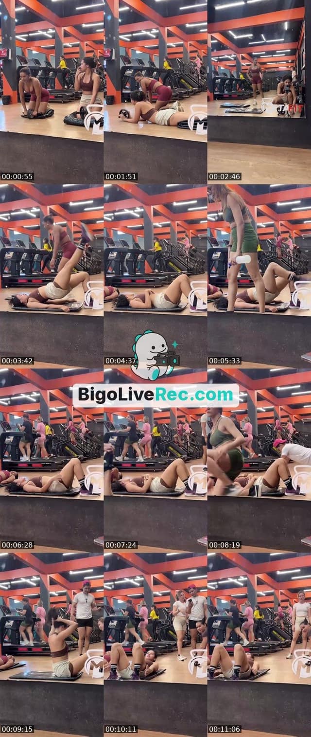 Bigo live: Na academia 😍🎀 by @moana___