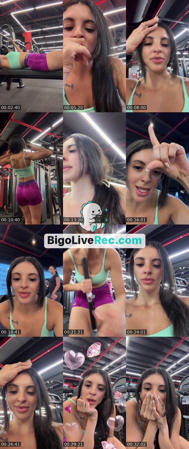 Bigo live: #charmer Gym time  💕✨ by @eu.faaby