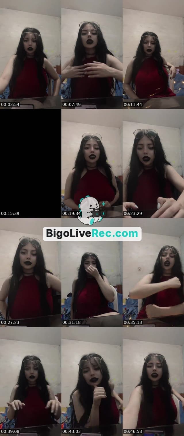 Bigo live: No soy Goth, I’m red ♥️ by @almagotyou