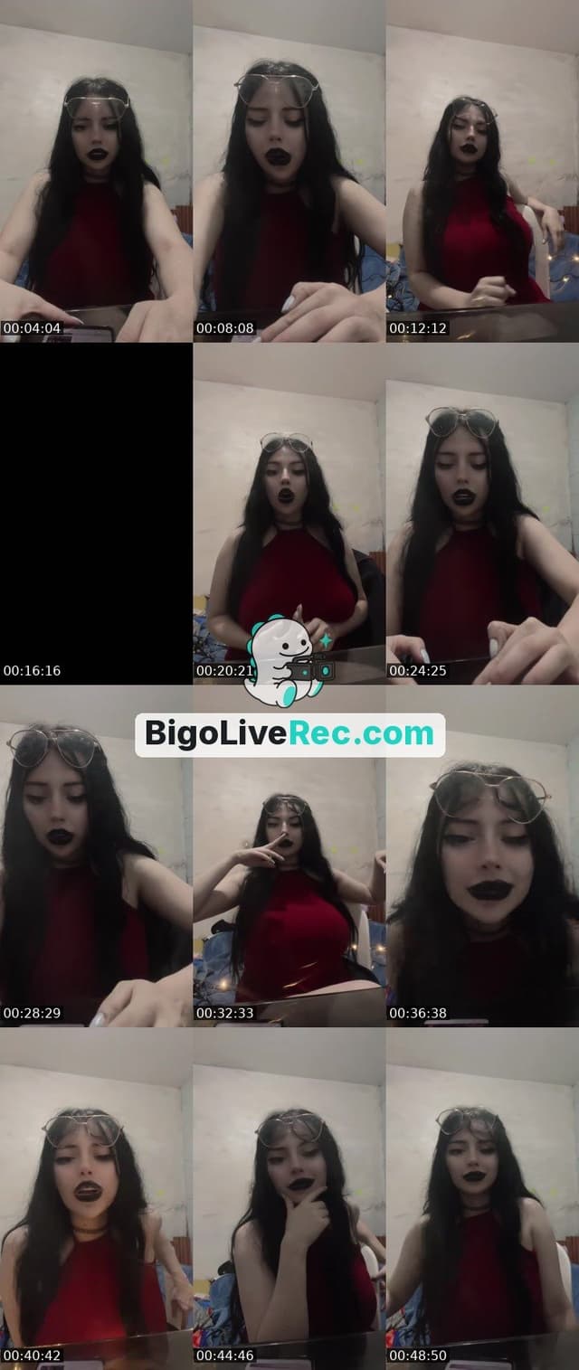 Bigo live: No soy Goth, I’m red ♥️ by @almagotyou