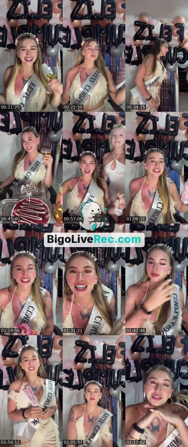Bigo live: Feliz cumple nathy🎉🎂 by @nathyrod21