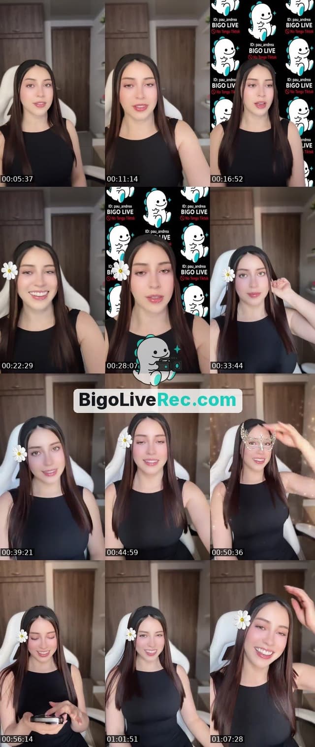 Bigo live: Sobran motivos 🖤✨ by @pau_andrea