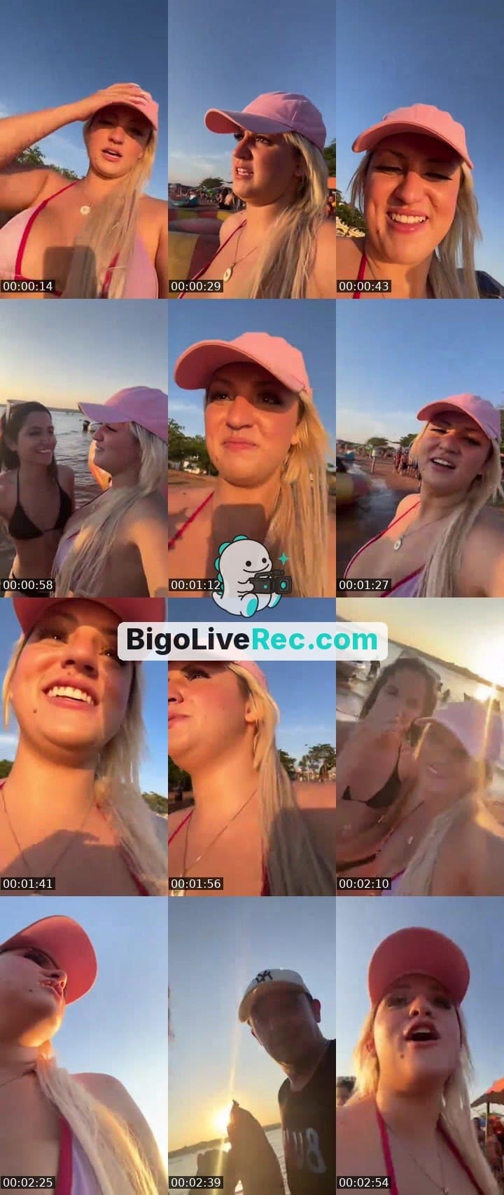 Moça loira bonita on-line 😍