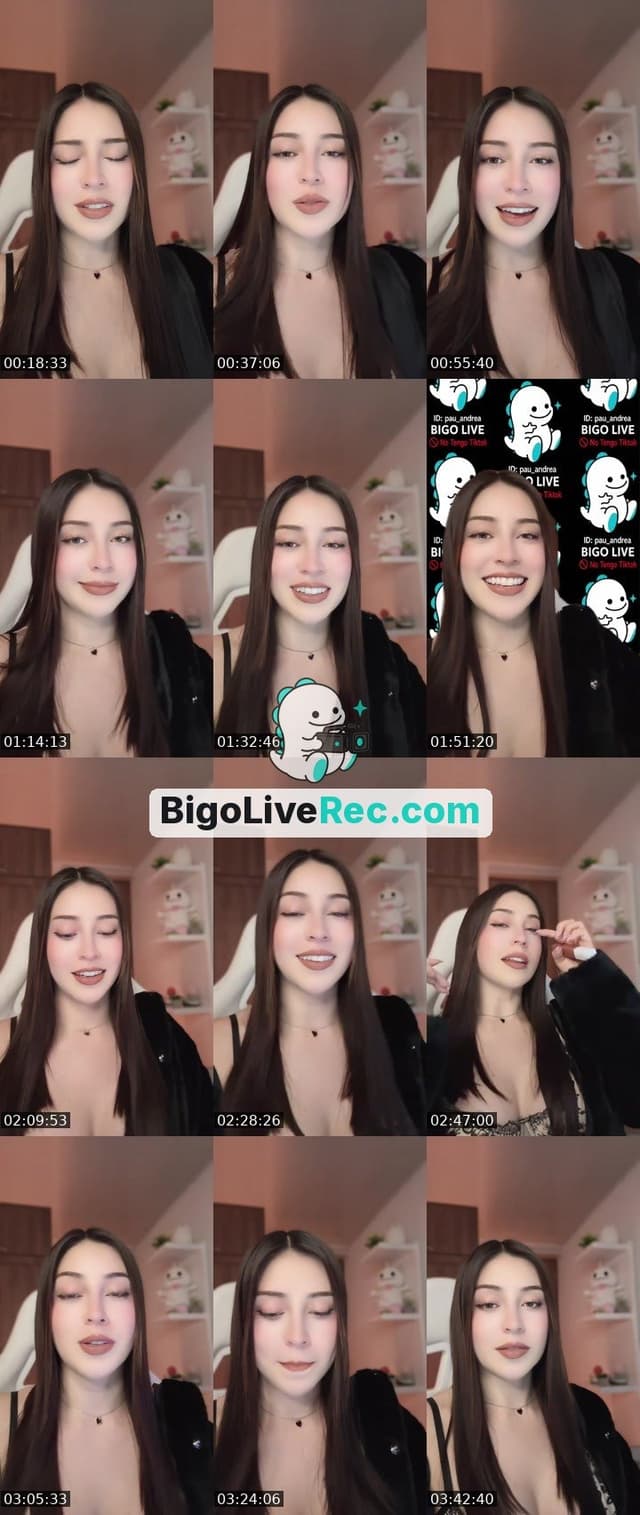 Bigo live: ANDREA 🖤✨ by @pau_andrea