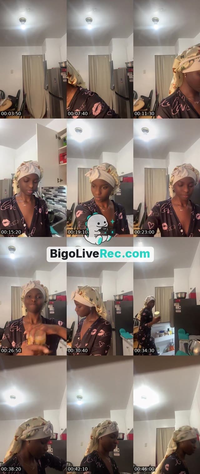 Bigo live: 🦋cook w me by @thee_empress