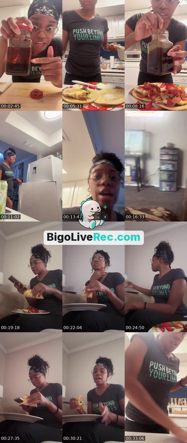 Bigo live: #BlackExcellenceAlways Cooking breakfast  by @ambersharae